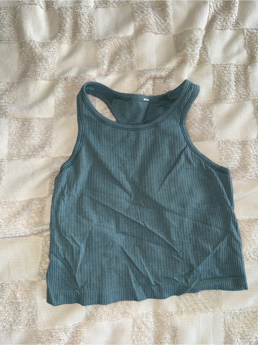 Lululemon Ebb To Street Racerback Crop Tank Top
Tidewater Teal
